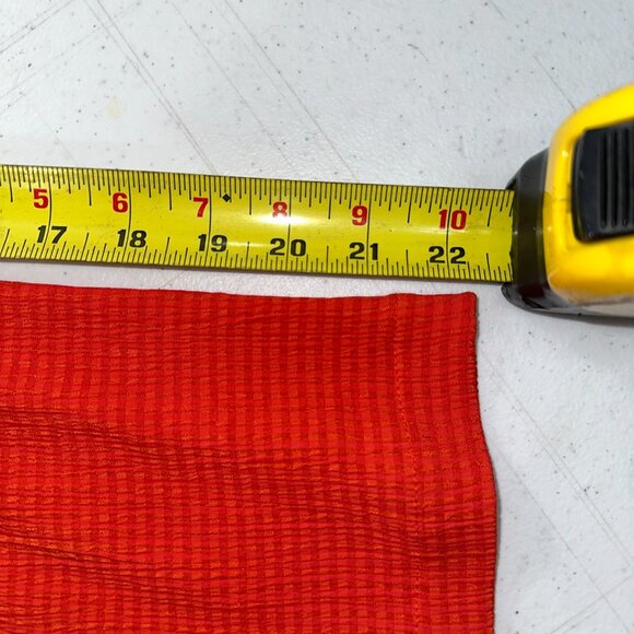 Vtg Howard Wolf 80's Woman Orange Floral Hawaiian Shirt Blouse Size 4 - Picture 6 of 15